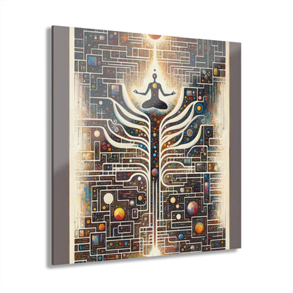Syncing Silicon Spirituality Acrylic Prints (French Cleat Hanging) - ATUH.ART