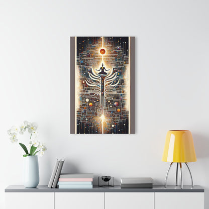Syncing Silicon Spirituality Acrylic Prints (French Cleat Hanging) - ATUH.ART