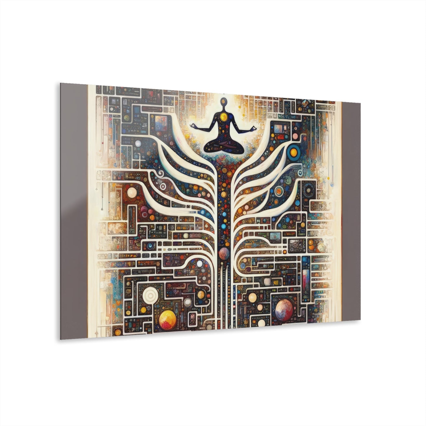 Syncing Silicon Spirituality Acrylic Prints (French Cleat Hanging) - ATUH.ART