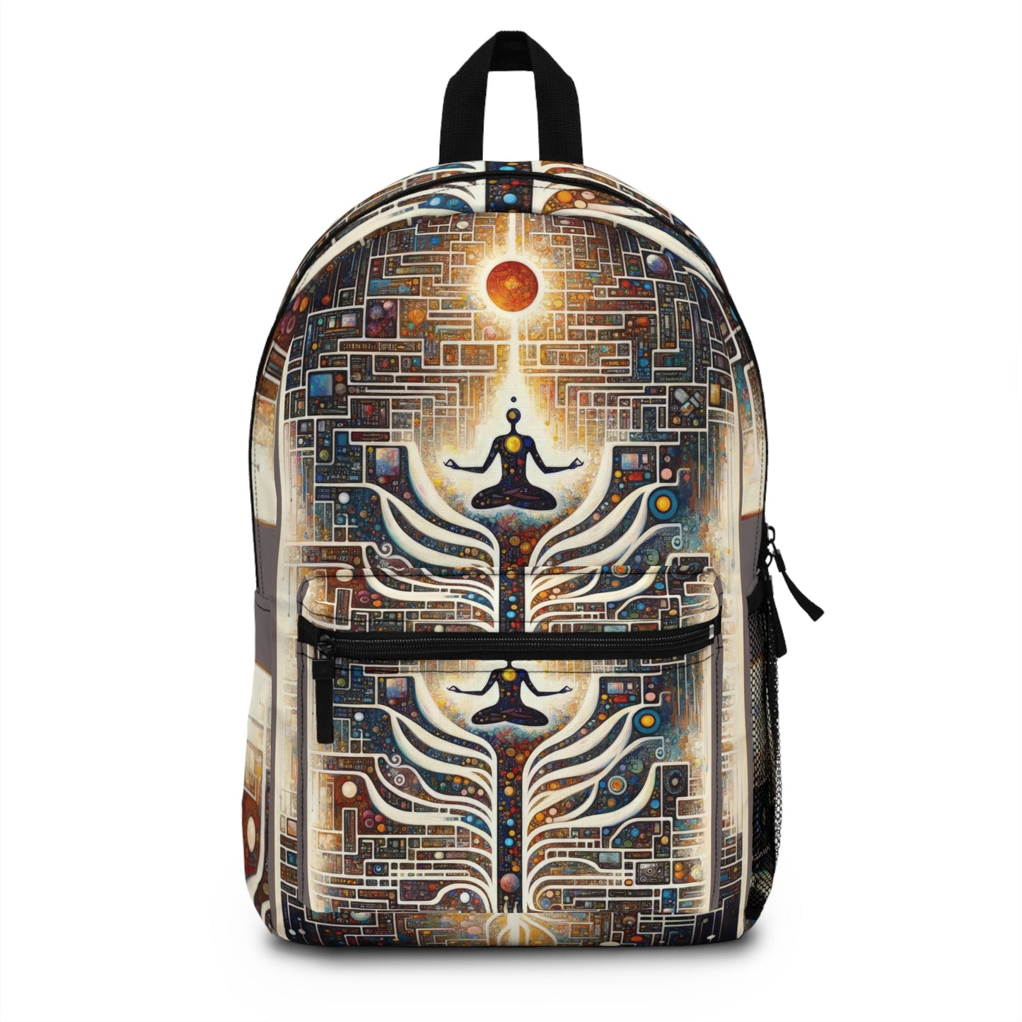 Syncing Silicon Spirituality Backpack - ATUH.ART
