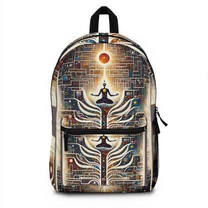 Syncing Silicon Spirituality Backpack - ATUH.ART