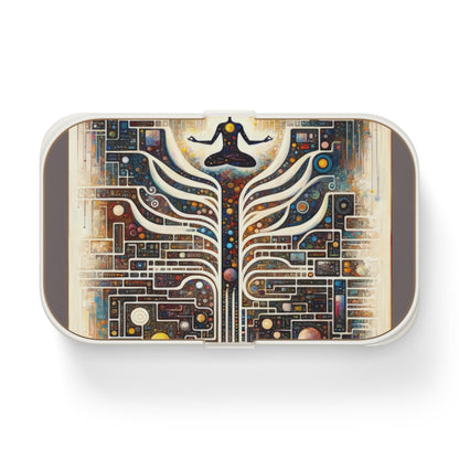Syncing Silicon Spirituality Bento Lunch Box - ATUH.ART