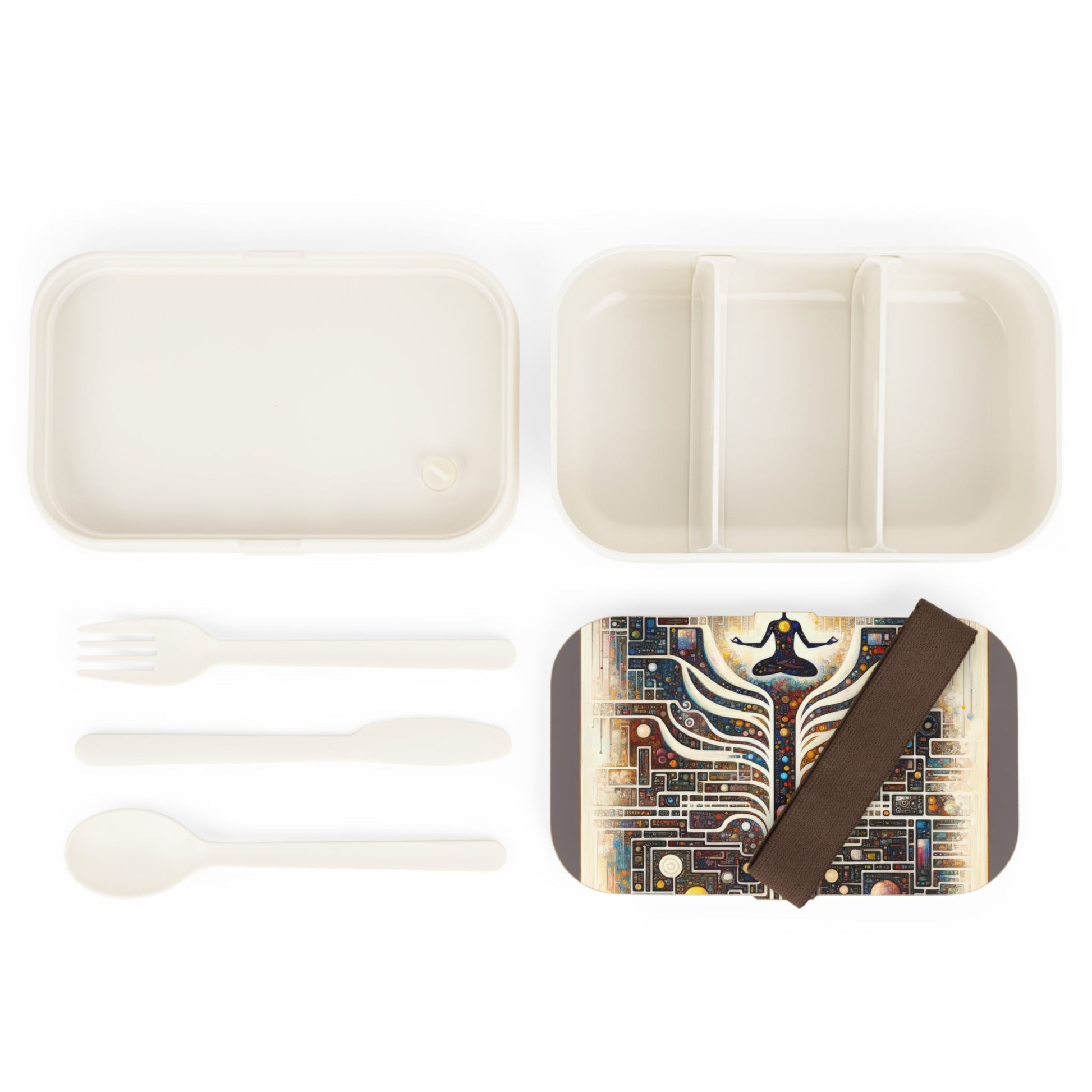 Syncing Silicon Spirituality Bento Lunch Box - ATUH.ART