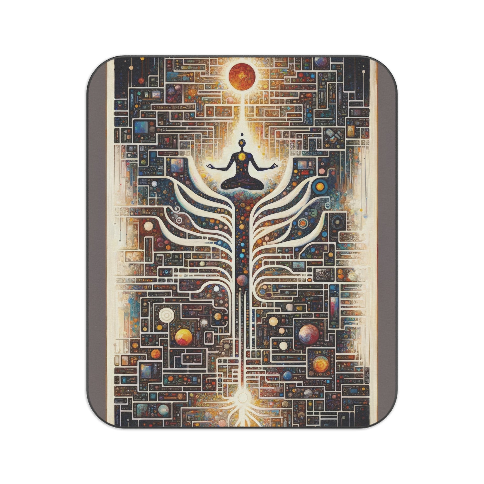 Syncing Silicon Spirituality Picnic Blanket - ATUH.ART