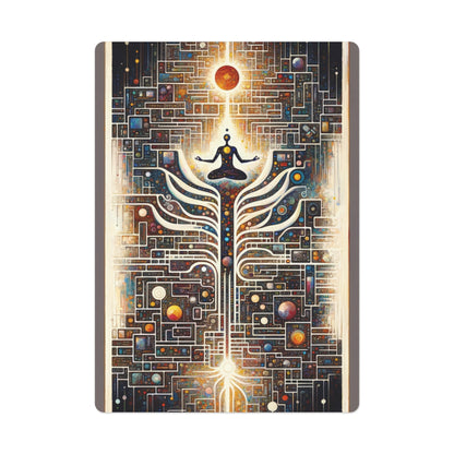 Syncing Silicon Spirituality Poker Cards - ATUH.ART