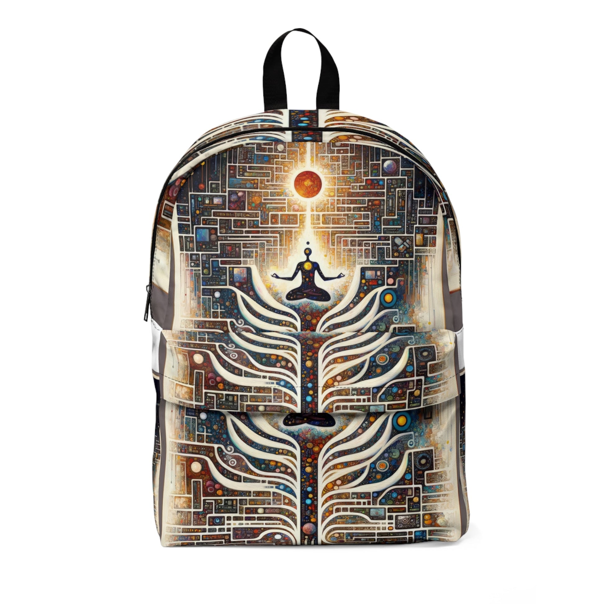 Syncing Silicon Spirituality Unisex Classic Backpack - ATUH.ART