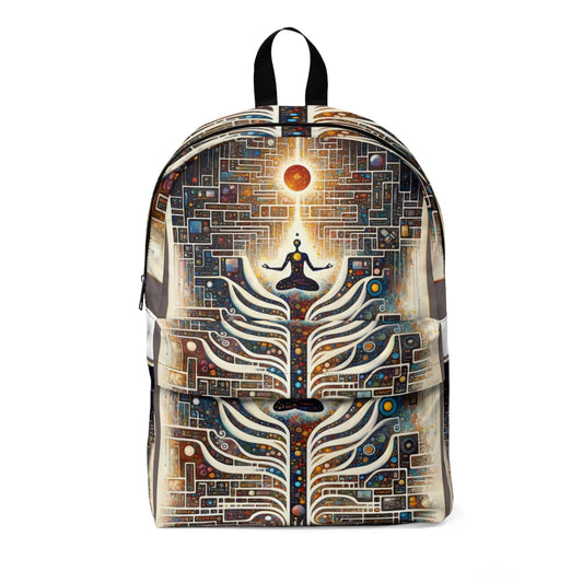 Syncing Silicon Spirituality Unisex Classic Backpack - ATUH.ART