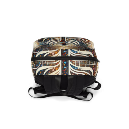 Syncing Silicon Spirituality Unisex Classic Backpack - ATUH.ART