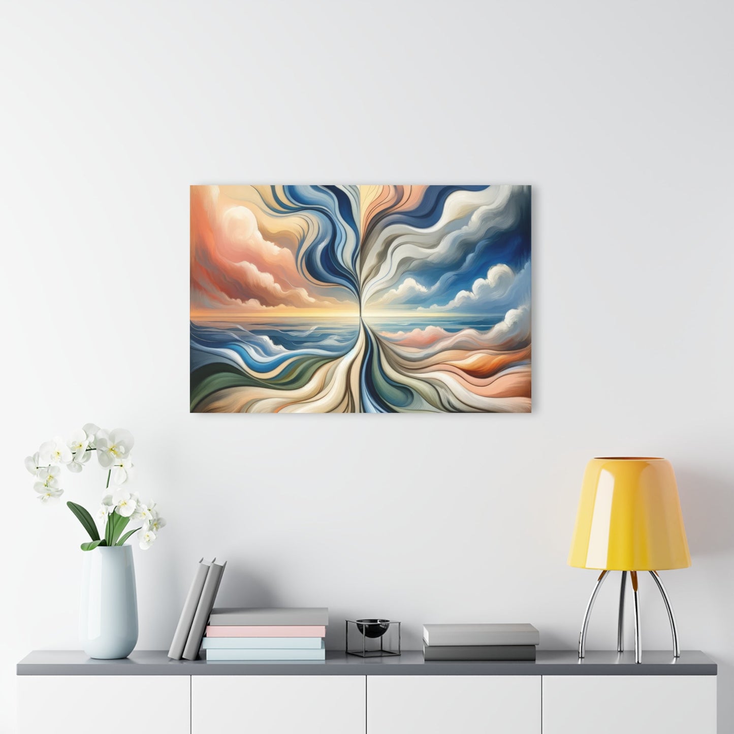 Tachism Confluence Harmony Acrylic Prints (French Cleat Hanging) - ATUH.ART