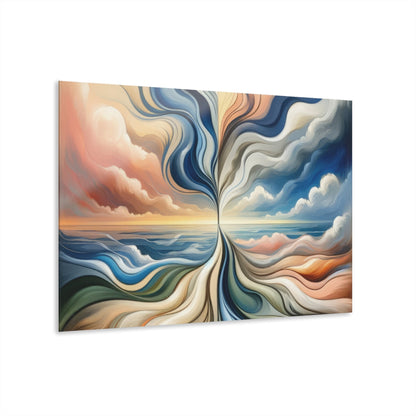Tachism Confluence Harmony Acrylic Prints (French Cleat Hanging) - ATUH.ART