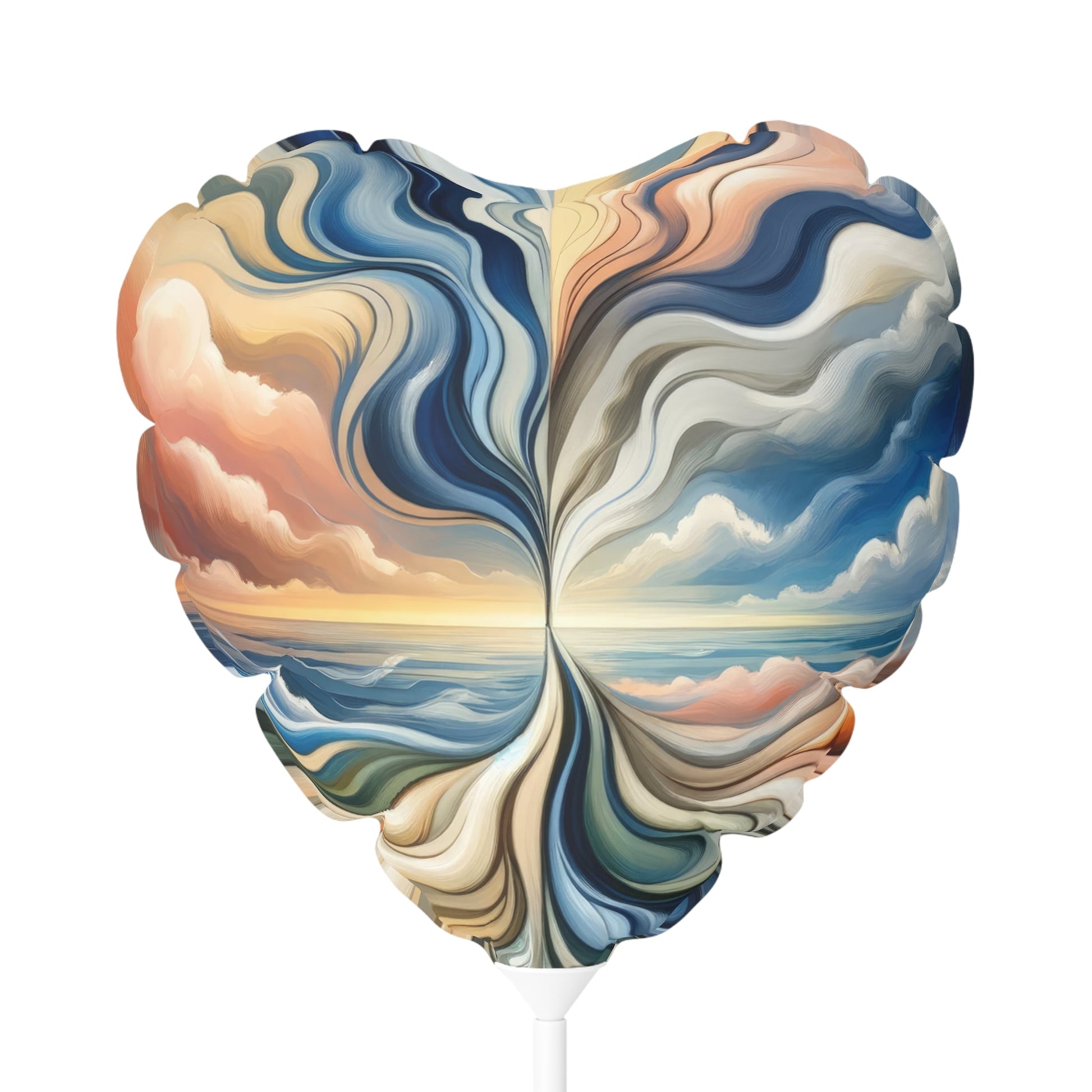 Tachism Confluence Harmony Balloon (Round and Heart-shaped), 11" - ATUH.ART