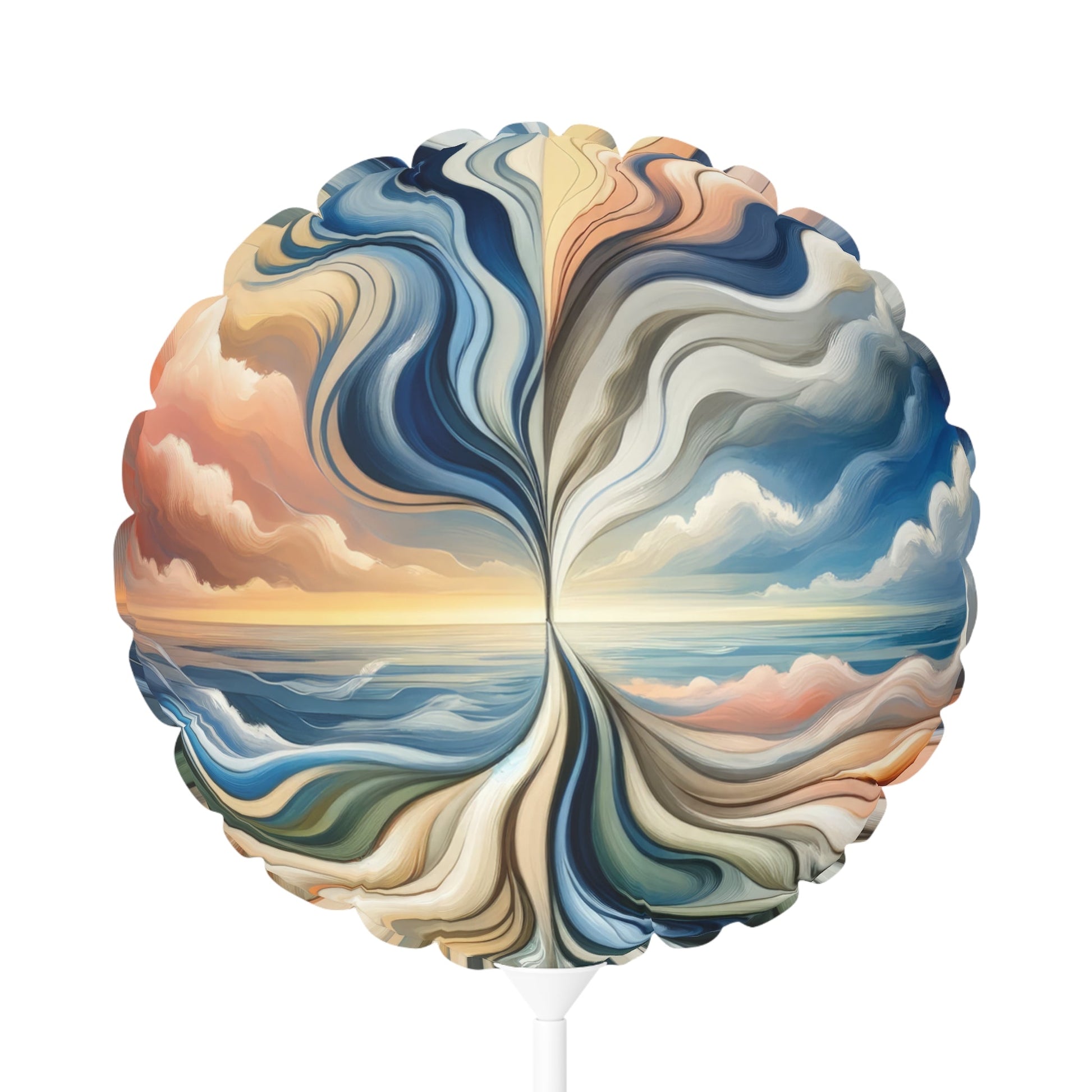 Tachism Confluence Harmony Balloon (Round and Heart-shaped), 11" - ATUH.ART