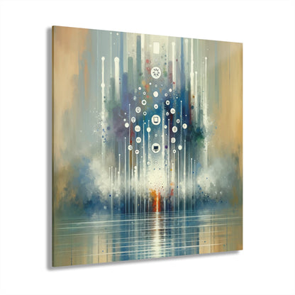 Tachism Digital Escape Acrylic Prints (French Cleat Hanging) - ATUH.ART