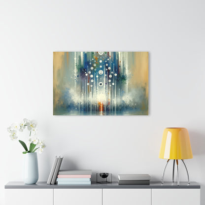 Tachism Digital Escape Acrylic Prints (French Cleat Hanging) - ATUH.ART