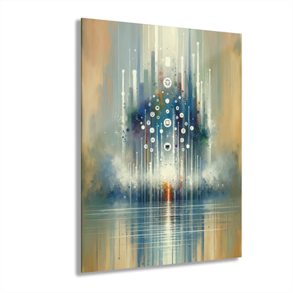 Tachism Digital Escape Acrylic Prints (French Cleat Hanging) - ATUH.ART