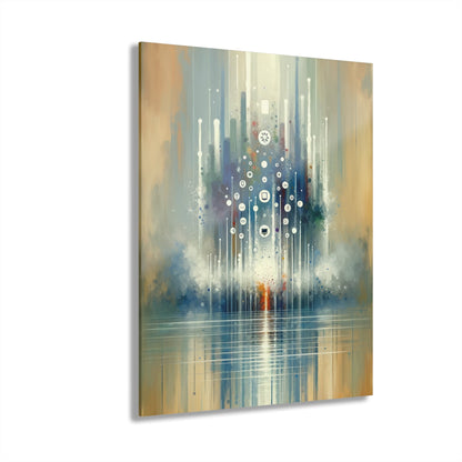 Tachism Digital Escape Acrylic Prints (French Cleat Hanging) - ATUH.ART