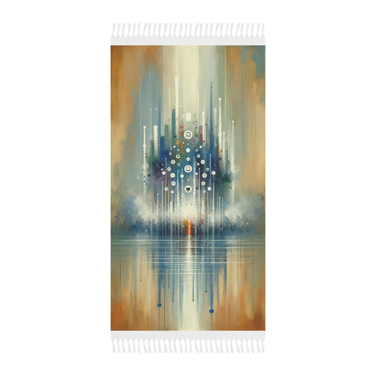 Tachism Digital Escape Boho Beach Cloth - ATUH.ART