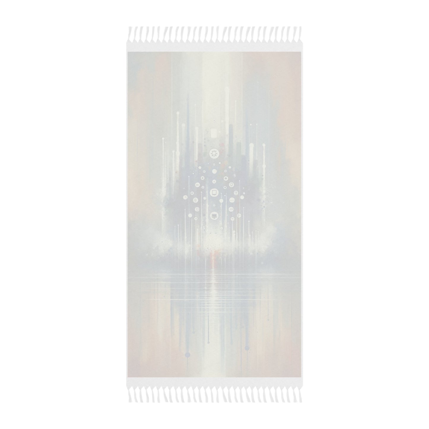 Tachism Digital Escape Boho Beach Cloth - ATUH.ART