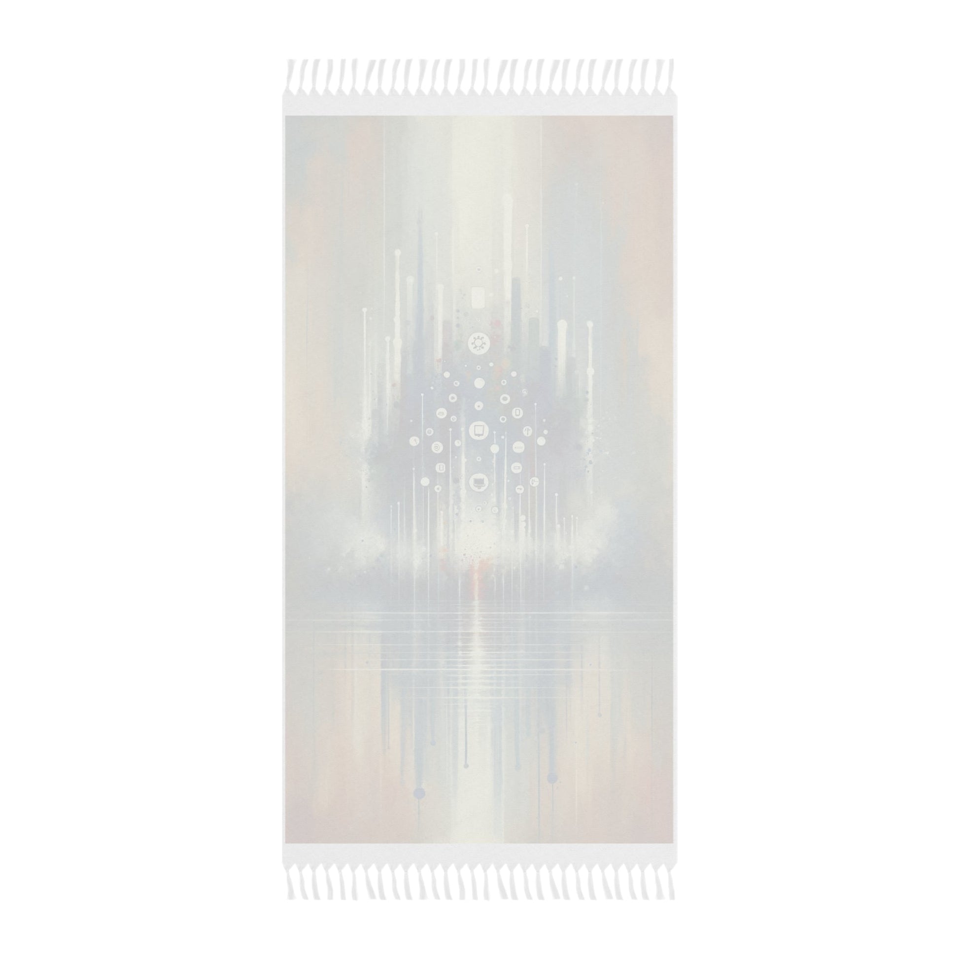Tachism Digital Escape Boho Beach Cloth - ATUH.ART