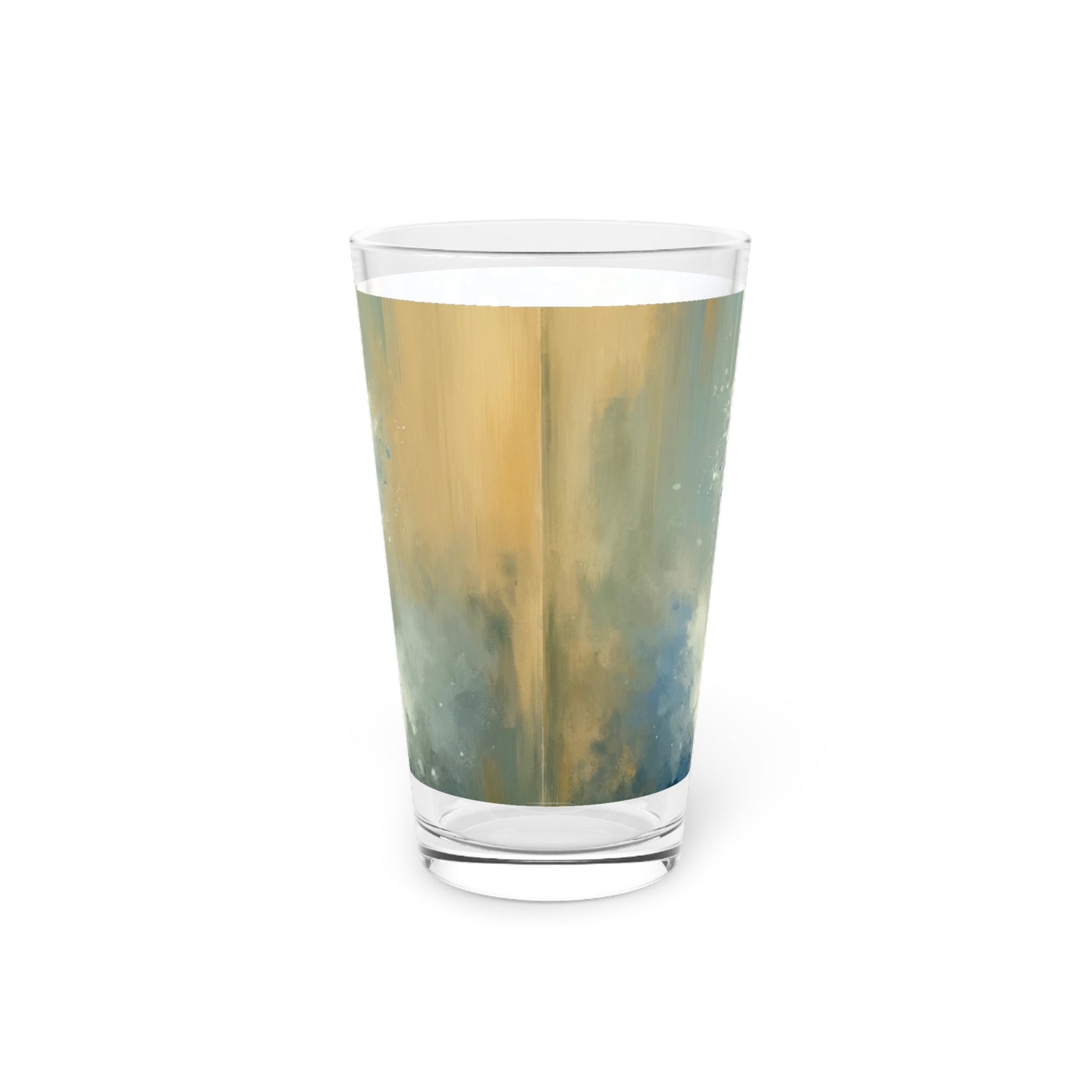 Tachism Digital Escape Pint Glass, 16oz - ATUH.ART