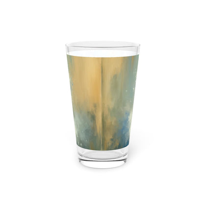 Tachism Digital Escape Pint Glass, 16oz - ATUH.ART