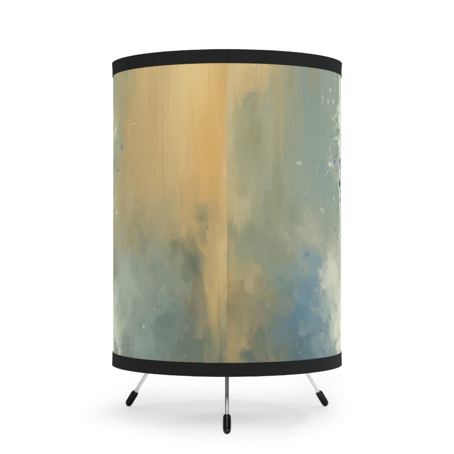 Tachism Digital Escape Tripod Lamp with High-Res Printed Shade, US\CA plug - ATUH.ART