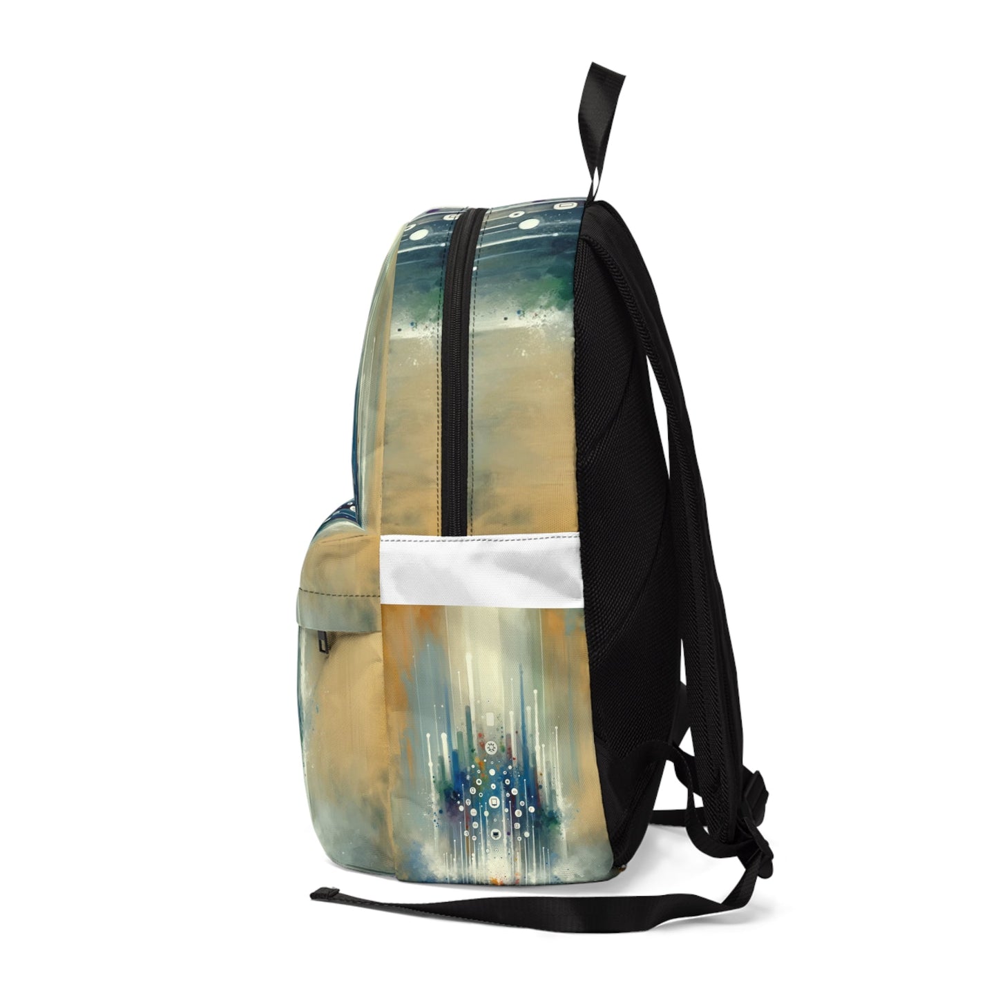 Tachism Digital Escape Unisex Classic Backpack - ATUH.ART