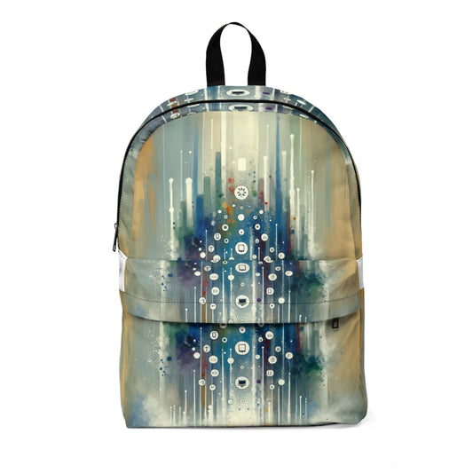 Tachism Digital Escape Unisex Classic Backpack - ATUH.ART