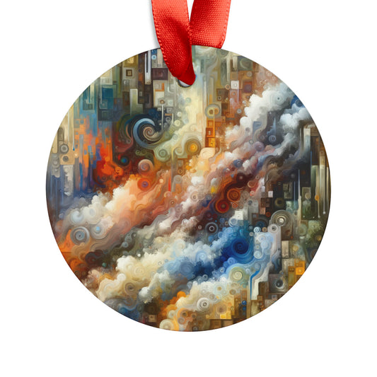 Tachist Unity Diversity Acrylic Ornament with Ribbon - ATUH.ART