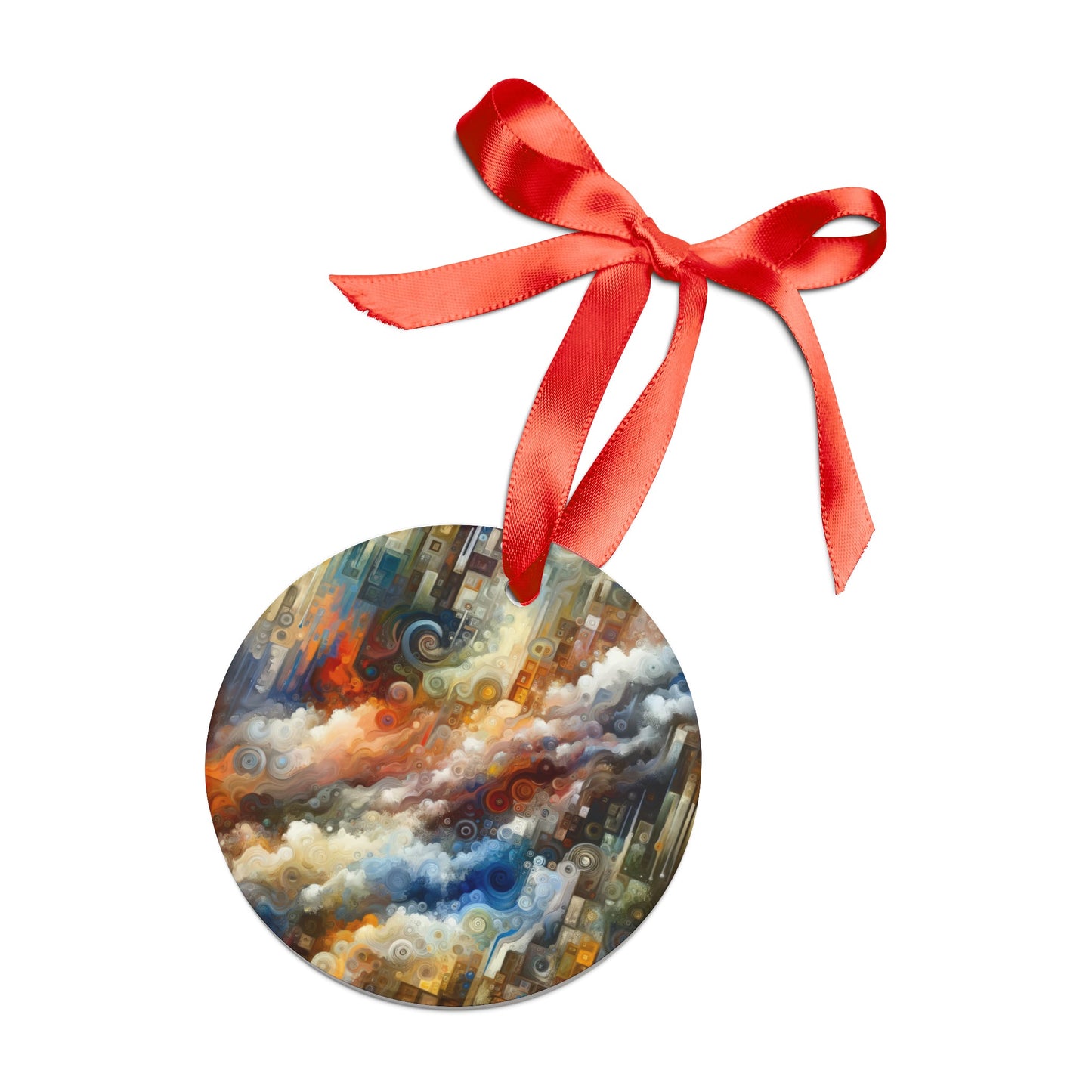 Tachist Unity Diversity Acrylic Ornament with Ribbon - ATUH.ART
