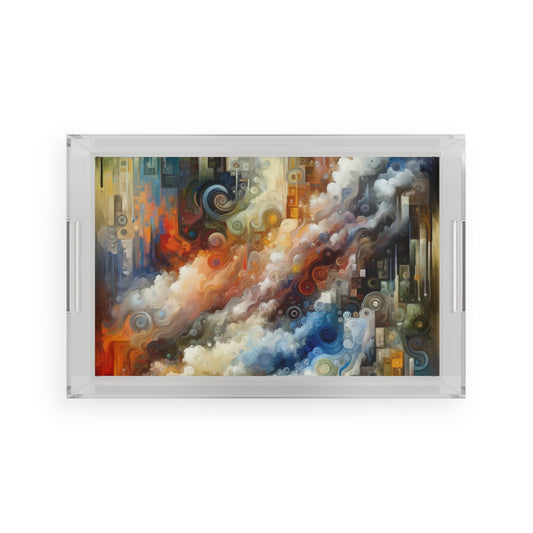 Tachist Unity Diversity Acrylic Serving Tray - ATUH.ART
