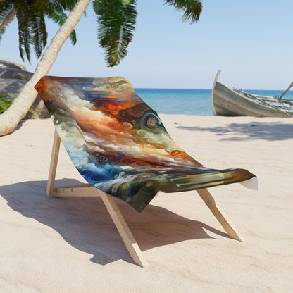 Tachist Unity Diversity Beach Towel - ATUH.ART