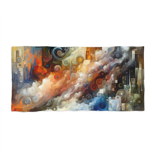 Tachist Unity Diversity Beach Towel - ATUH.ART