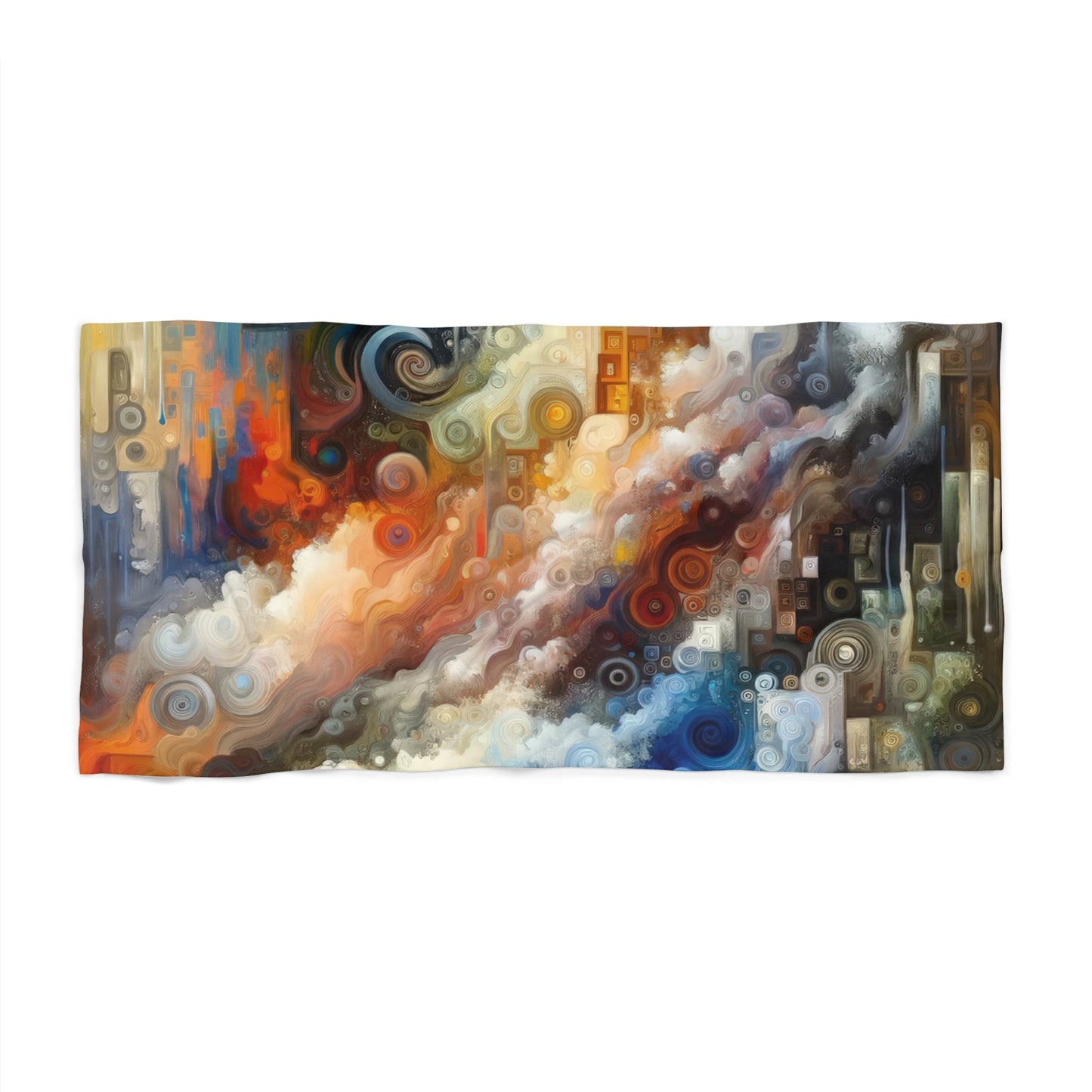 Tachist Unity Diversity Beach Towel - ATUH.ART