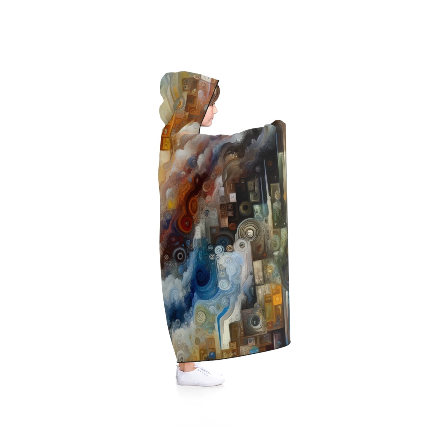 Tachist Unity Diversity Hooded Blanket - ATUH.ART