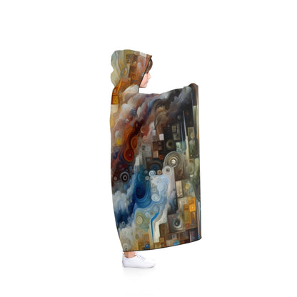 Tachist Unity Diversity Hooded Blanket - ATUH.ART