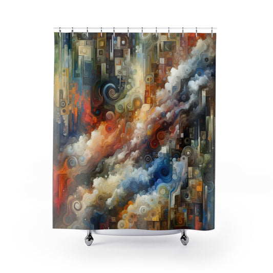 Tachist Unity Diversity Shower Curtains - ATUH.ART