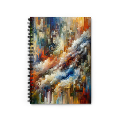 Tachist Unity Diversity Spiral Notebook - Ruled Line - ATUH.ART