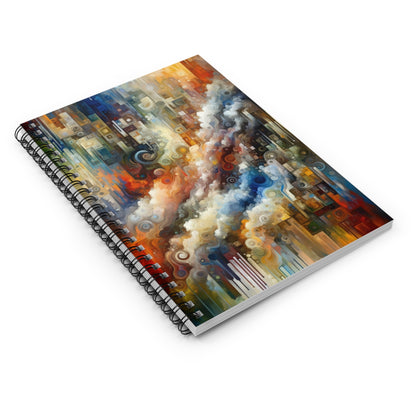 Tachist Unity Diversity Spiral Notebook - Ruled Line - ATUH.ART