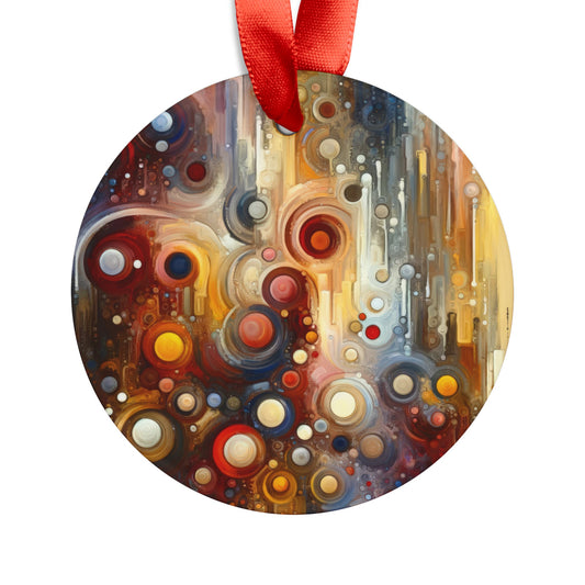 Tangible Touch Togetherness Acrylic Ornament with Ribbon - ATUH.ART