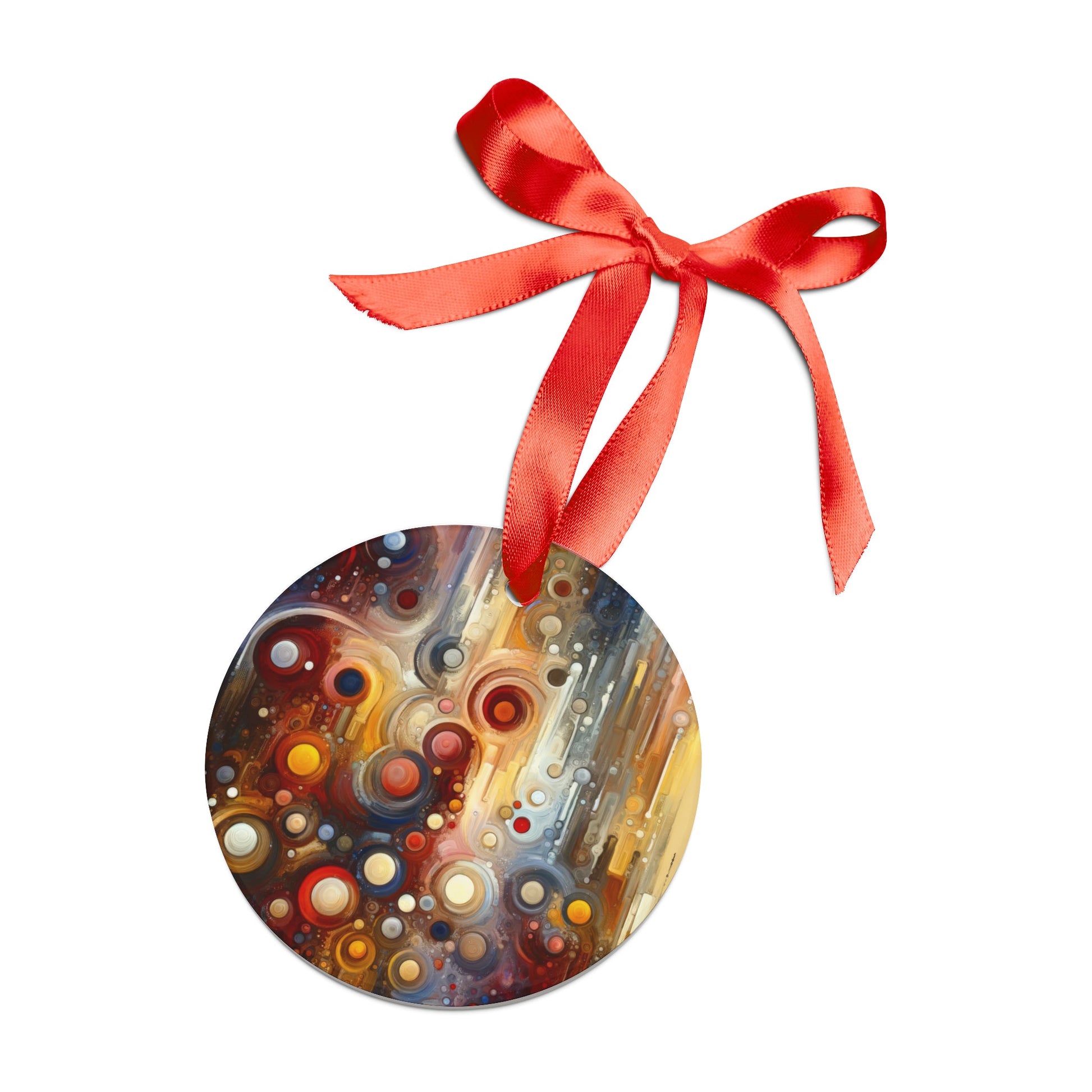 Tangible Touch Togetherness Acrylic Ornament with Ribbon - ATUH.ART