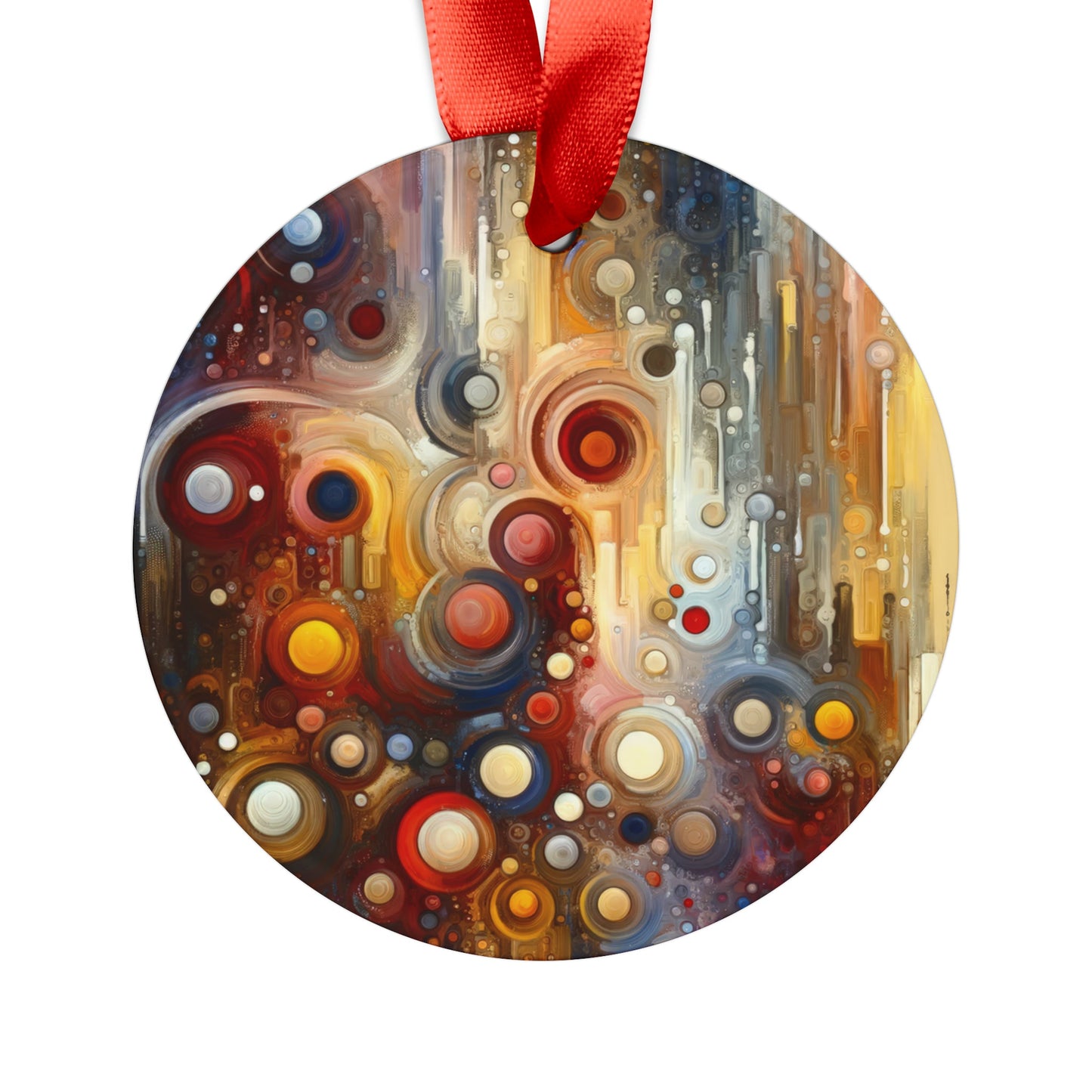 Tangible Touch Togetherness Acrylic Ornament with Ribbon - ATUH.ART