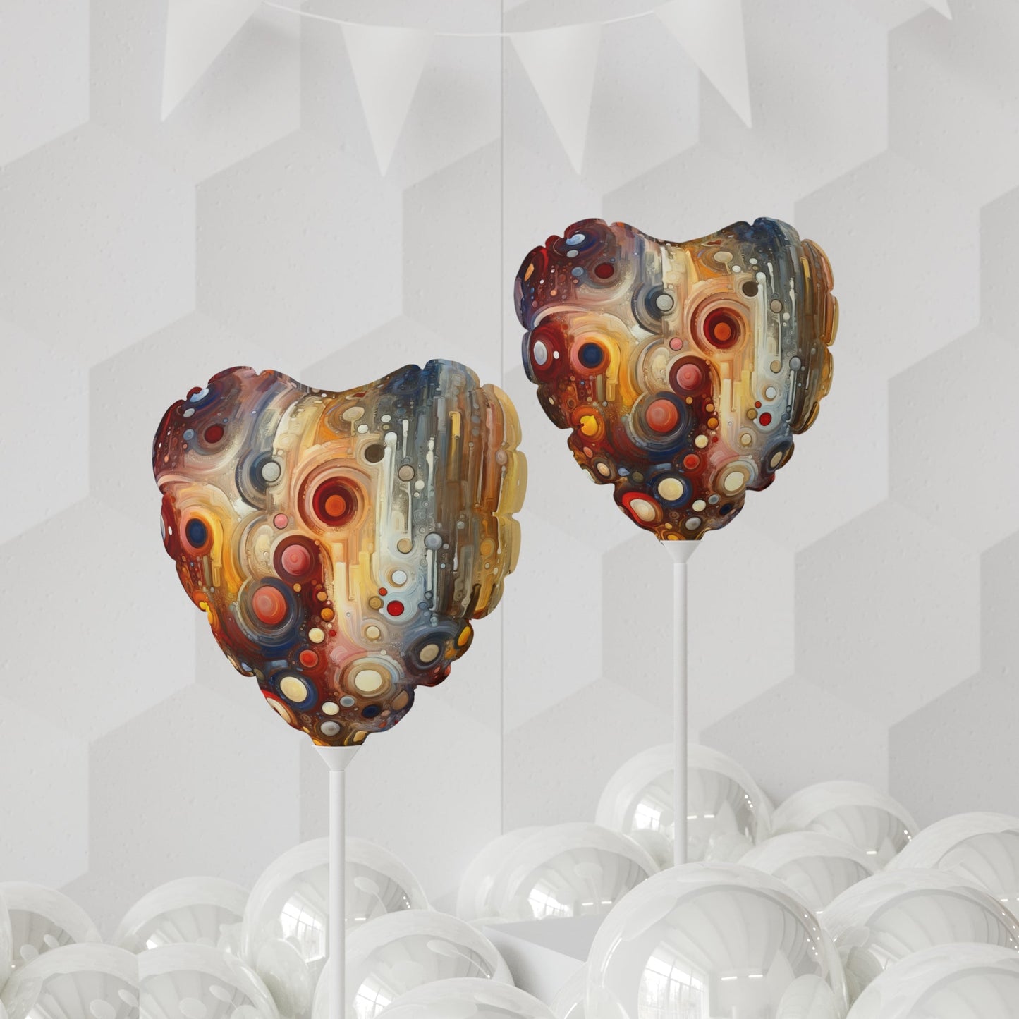 Tangible Touch Togetherness Balloon (Round and Heart-shaped), 11" - ATUH.ART