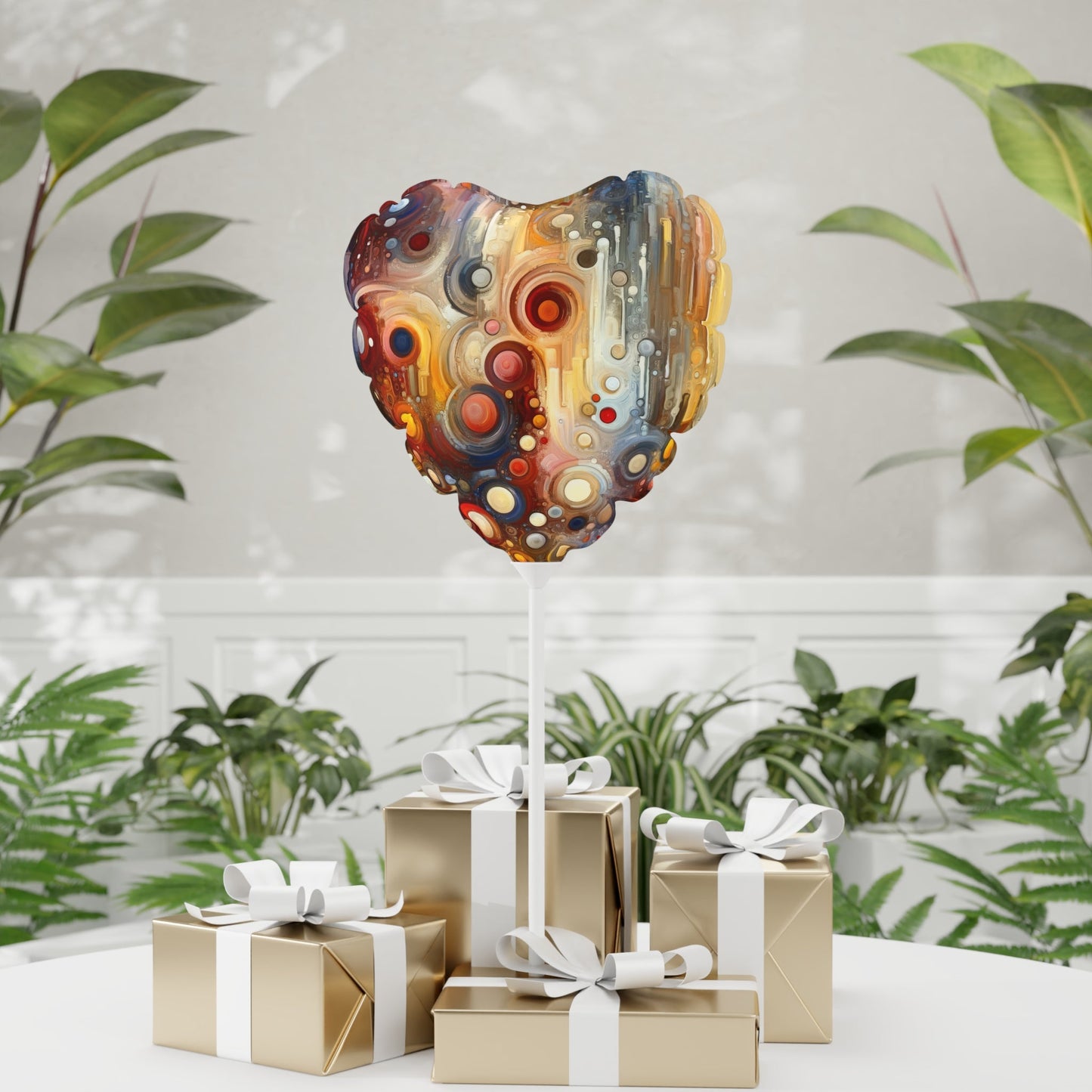 Tangible Touch Togetherness Balloon (Round and Heart-shaped), 11" - ATUH.ART