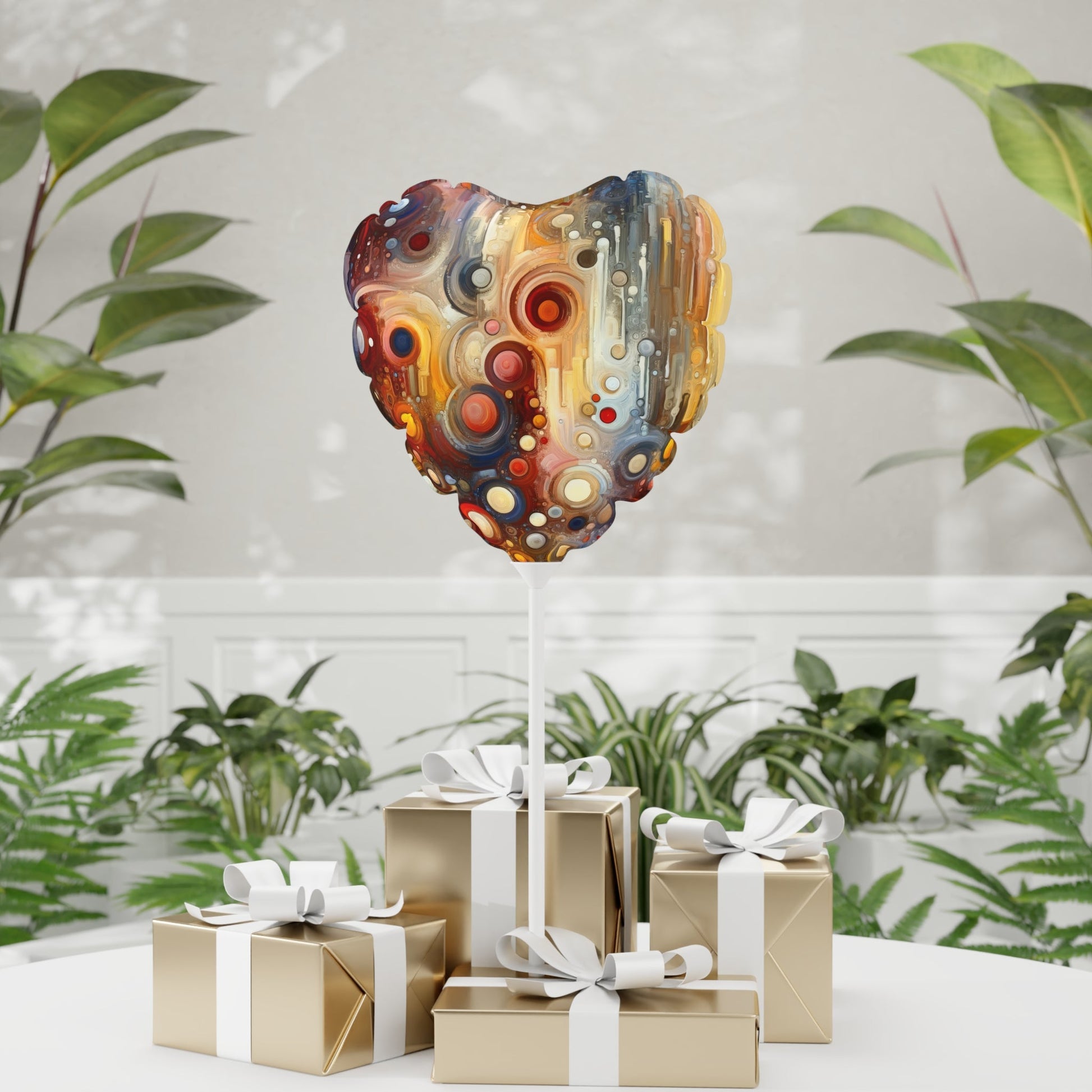 Tangible Touch Togetherness Balloon (Round and Heart-shaped), 11" - ATUH.ART