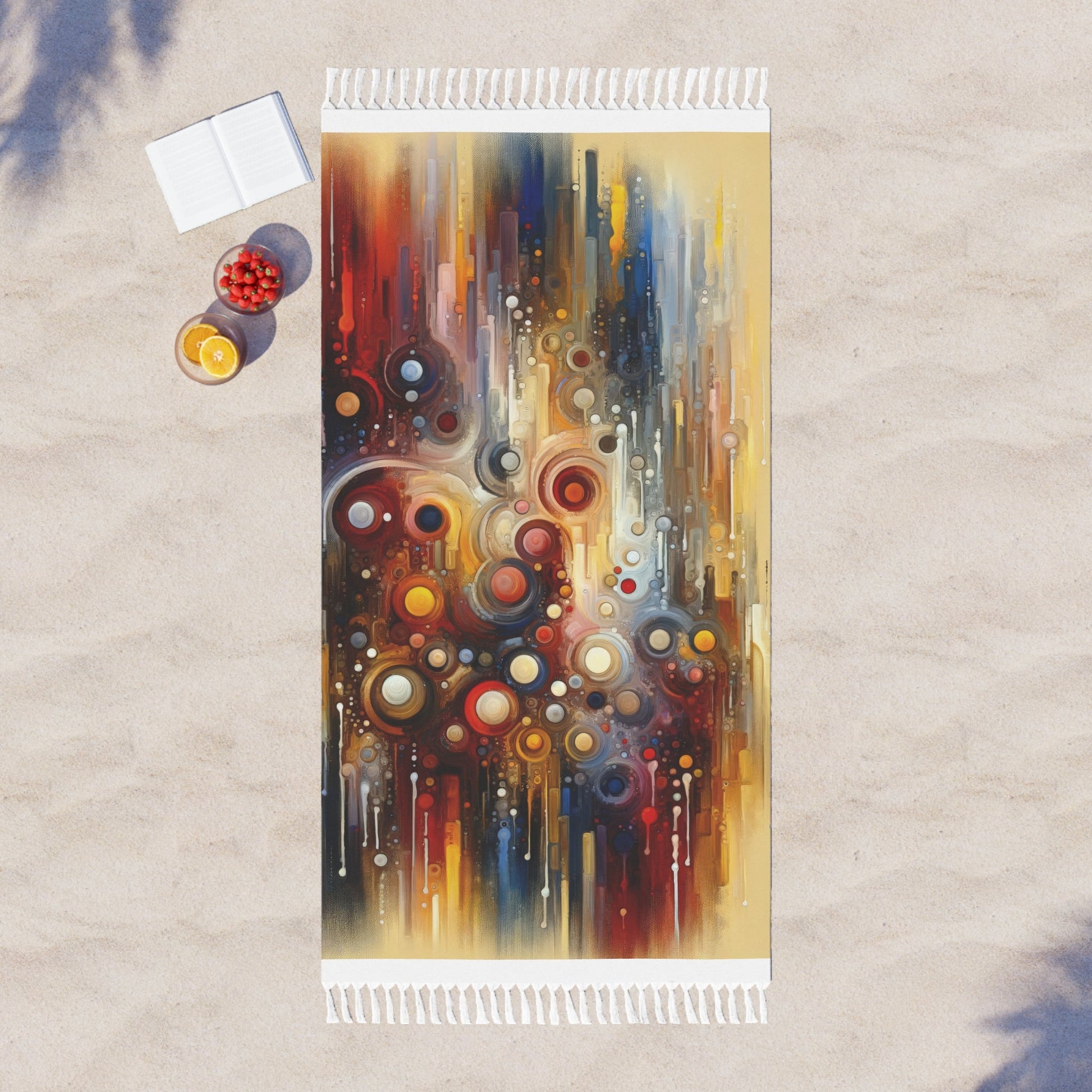 Tangible Touch Togetherness Boho Beach Cloth - ATUH.ART