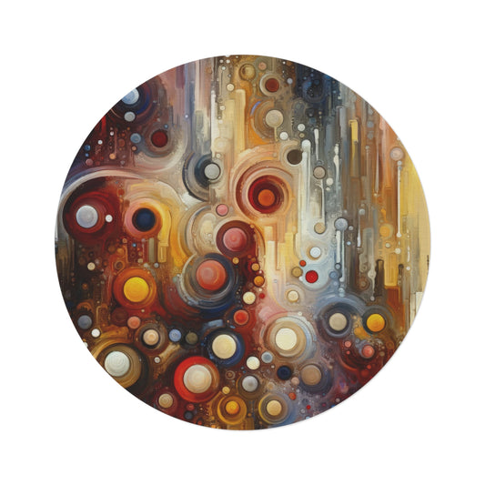 Tangible Touch Togetherness Round Rug - ATUH.ART