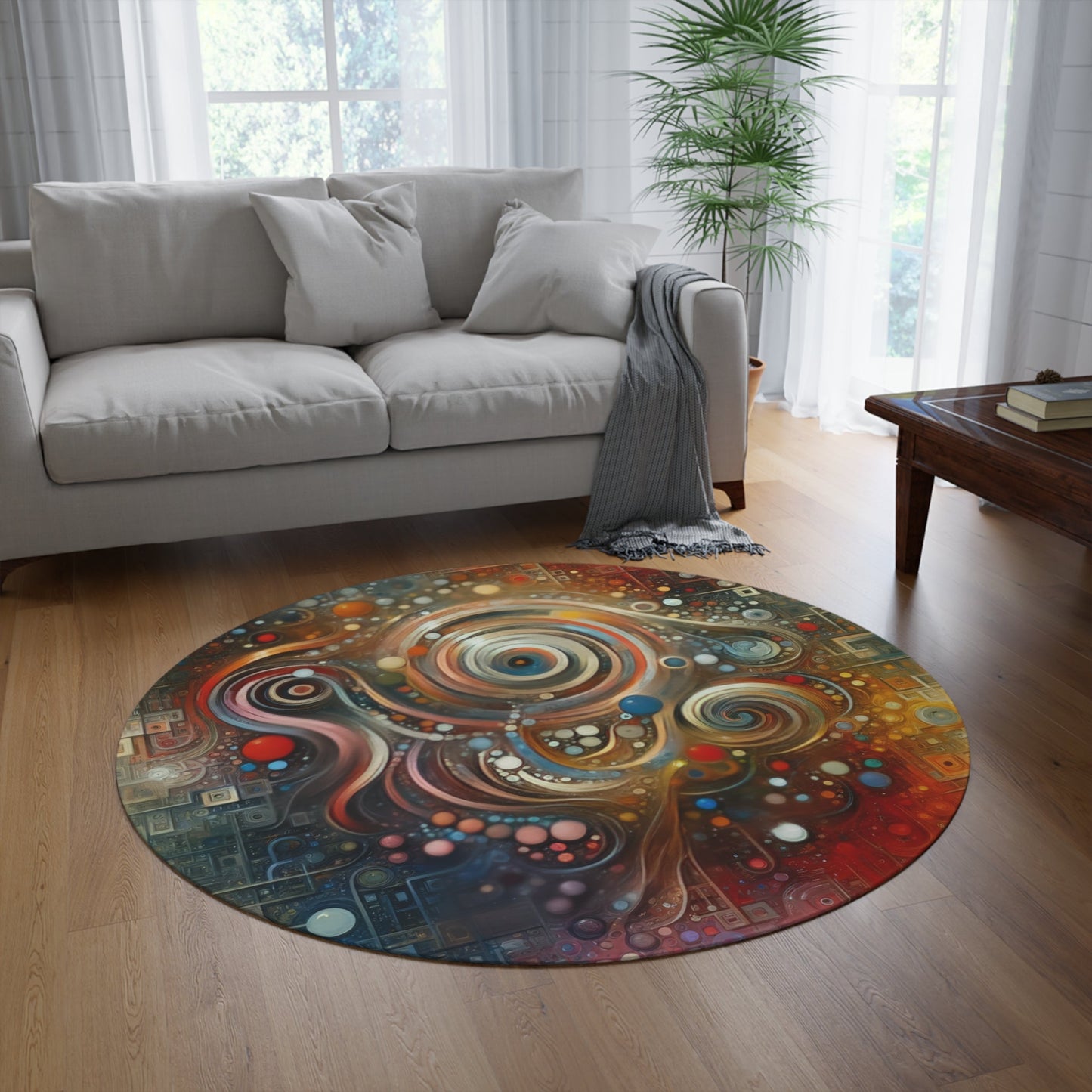 Tapestry Choice Impact Round Rug - ATUH.ART