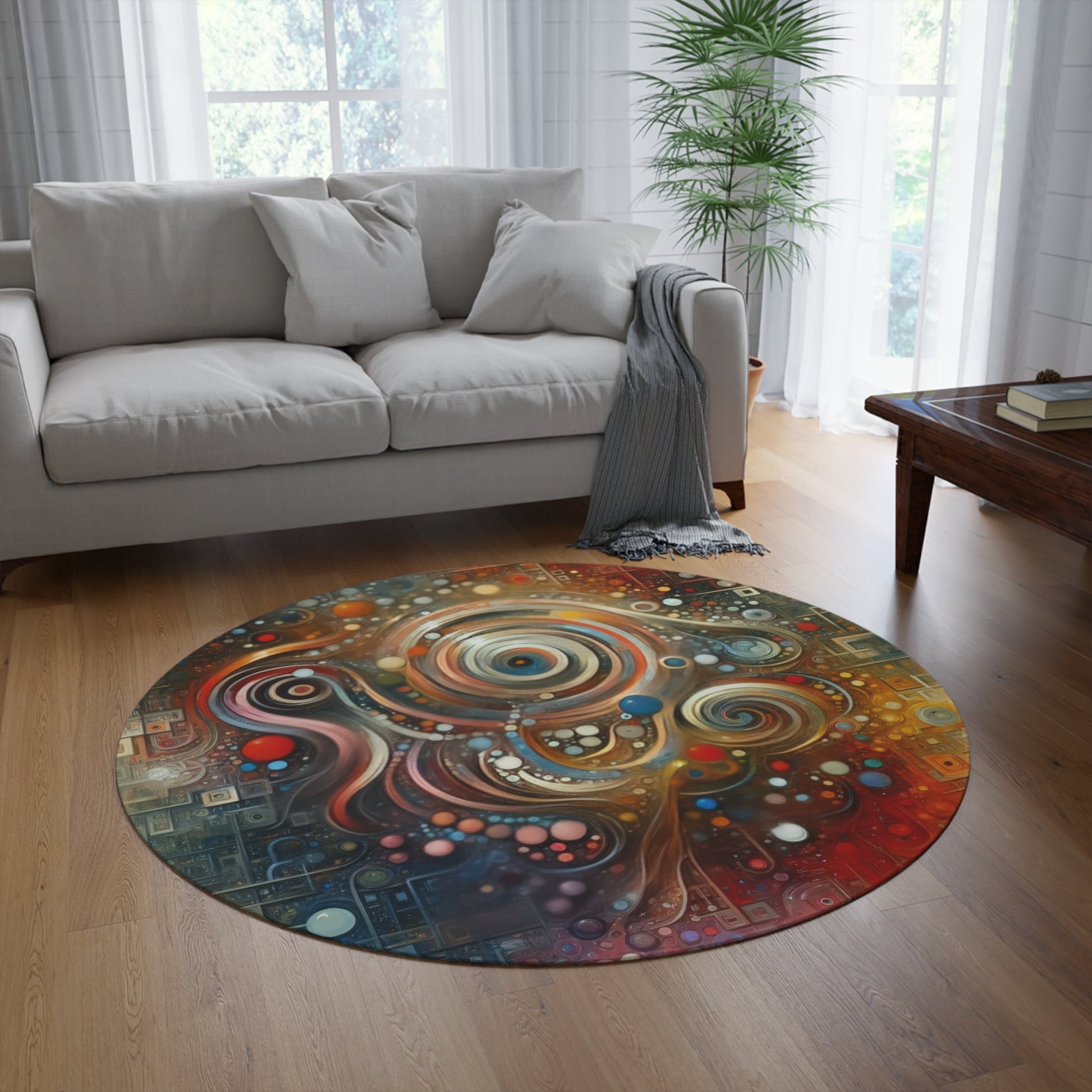 Tapestry Choice Impact Round Rug - ATUH.ART