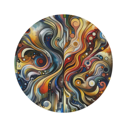 Tapestry Truths Diversity Round Rug - ATUH.ART